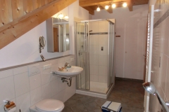 Bad mit Dusche und WC